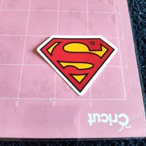 💙 Superman Red Yellow White Logo Sticker